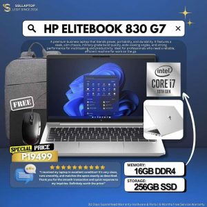 HP EliteBook 830-G7 i7-10th/16G/256 SSD