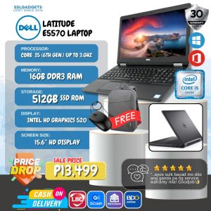 Dell Latitude E5570 i5-6th/16G/512 SSD (up to 50000 points offset)