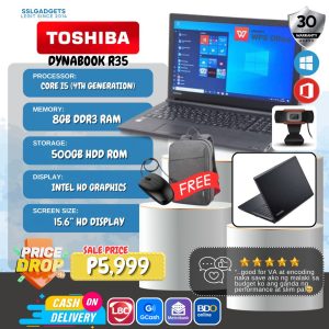 TOSHIBA Dynabook R35 i5-4th/8G/500 HDD (up to 10000 points offset)