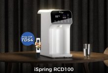 ₱19999 iSpring RCD100 5-Stage Portable Water Filtration System Countertop Reverse Osmosis System Instant Hot Water Dispenser 2.5:1 Pure To Drain 4 Temperature Options Plug And Play UV-SSL Gadgets