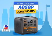 ₱24859 BLUETTI AC50P 500Wh 700W Portable Power Station LiFePO4 Battery for Camping Outdoor Emergency 5Y Local Warranty-SSL Gadgets