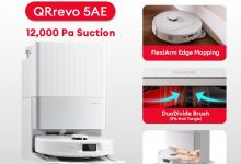 ₱24999【BEST SALE】Roborock Qrevo 5AE Robot Vacuum cleaner 12,000Pa HyperForce Suction, Auto Mop Self-Washing & Drying, Corner Cleaning, Dual Anti-Tangle Brush Edge, FlexiArm Mop, Reactive Tech, and Obstacle Avoidance-SSL Gadgets