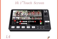 ₱28648 FEELWORLD L4 Multi-camera Video Mixer Switcher 10.1inch LCDTouch Screen HDMI and SDI Output Rugged and Durable Aluminium Housing-SSL Gadgets
