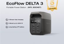 ₱57990 Portable Power Station DELTA 3, 1024Wh LFP Battery Solar Generator Electric Generator with UPS for Home Backup, Camping RV-SSL Gadgets